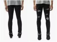 amiri jeans denim dirty indigo skinny jeans w18 black